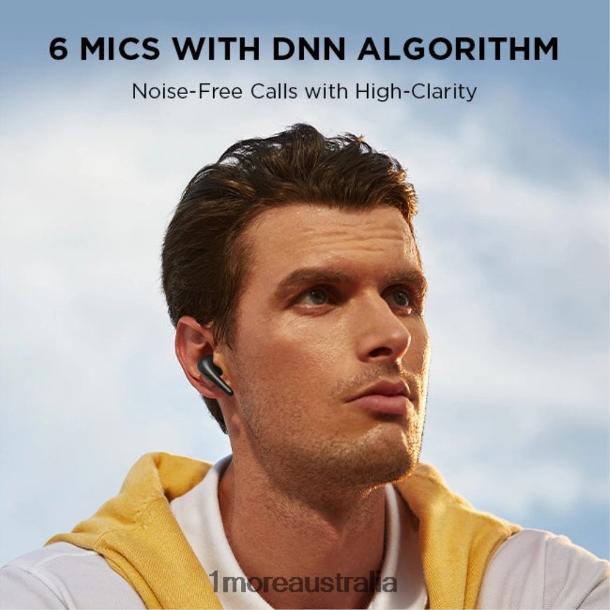 Aero True Wireless Active Noise Cancelling Headphones White 1MORE Headphones HJ66BD17